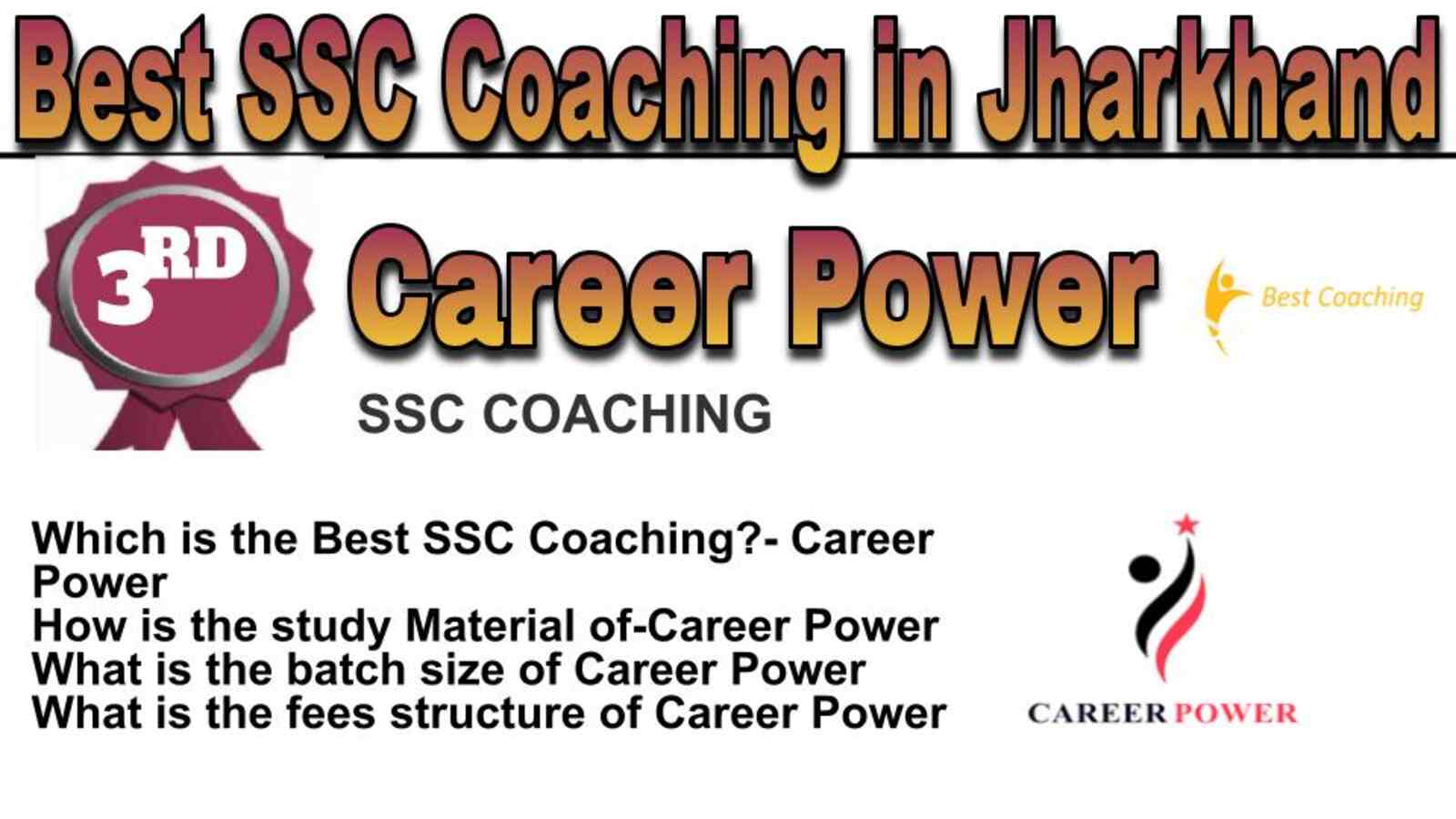 Rank 3 best SSC coaching in Jharkhand
