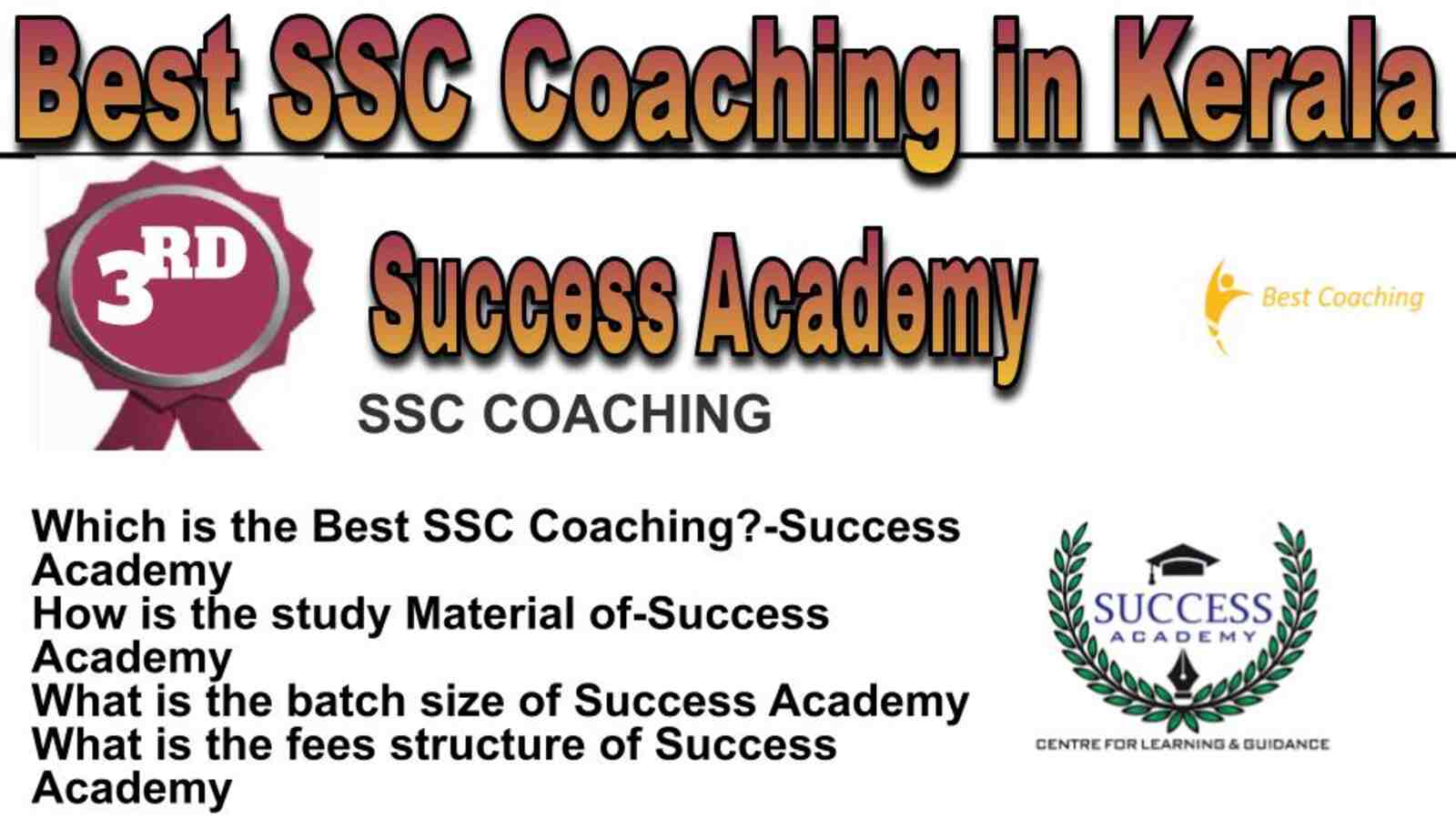 Rank 3 best SSC coaching in Kerala