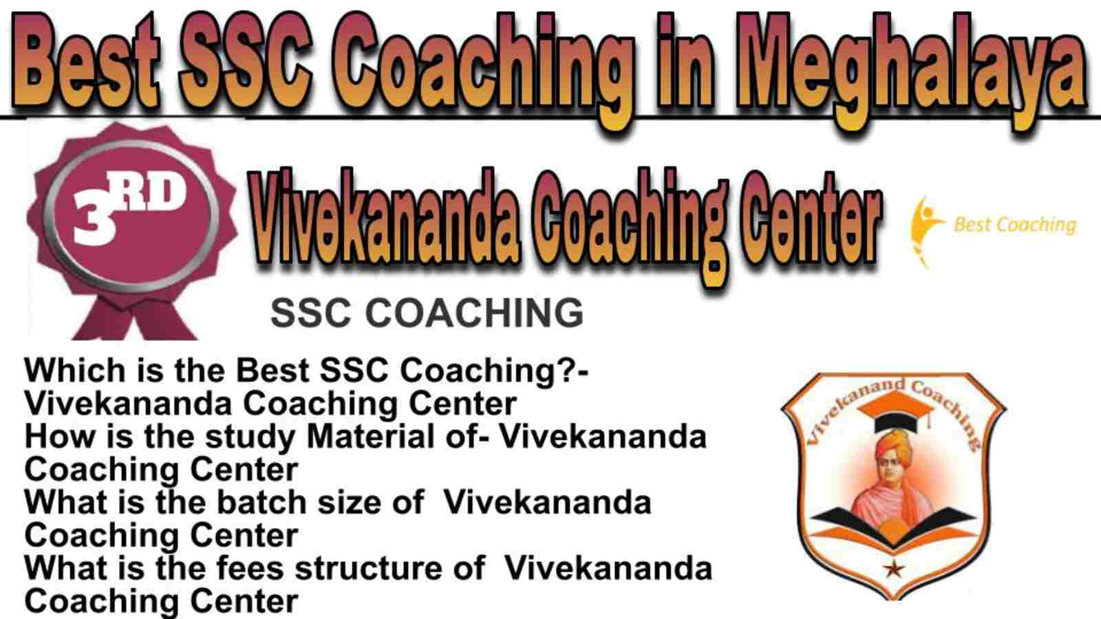Rank 3 best SSC coaching in Meghalaya