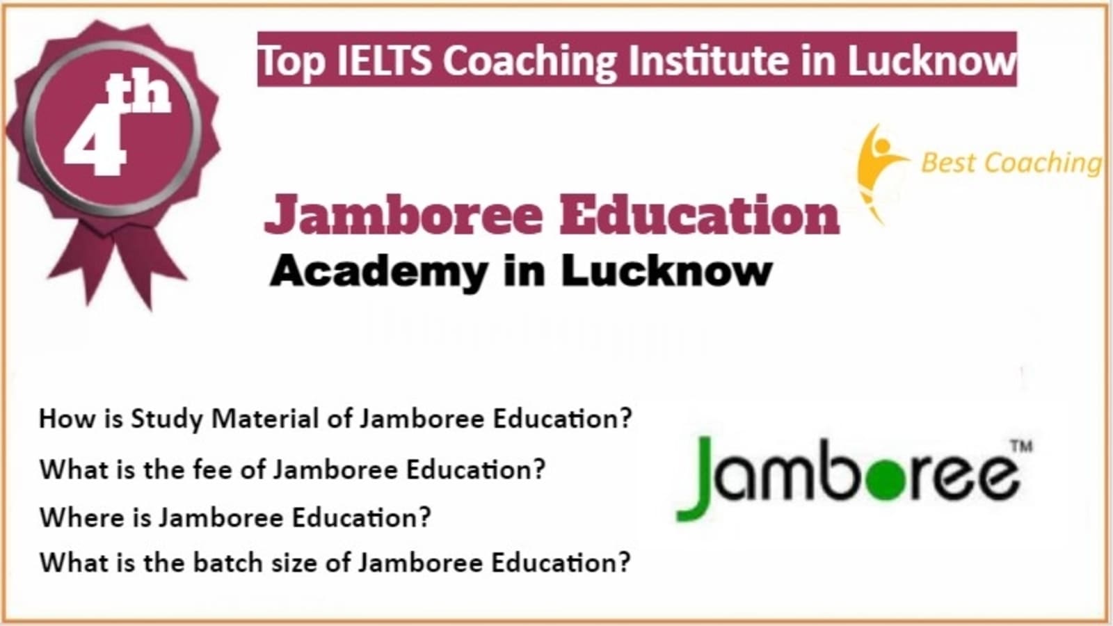 Rank 4 Best IELTS Coaching in Lucknow