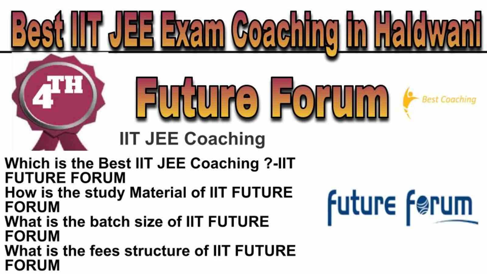 Rank 4 Best IIT JEE Coaching in Haldwani