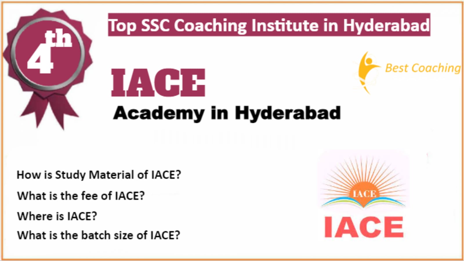 Rank 4 Best SSC Coaching In Hyderabad