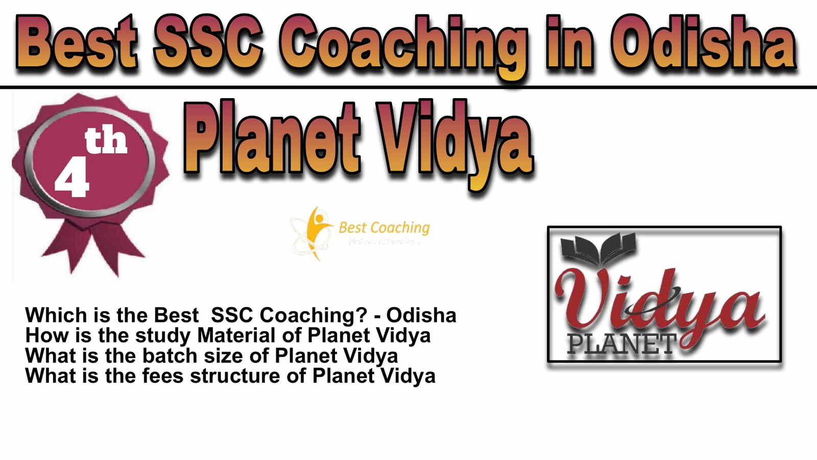 Rank 4 Best SSC Coaching in Odisha