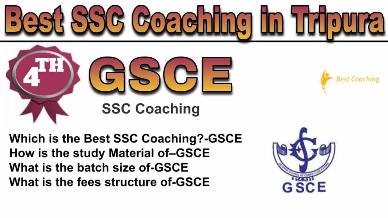 Rank 4 best SSC Coaching in Tripura