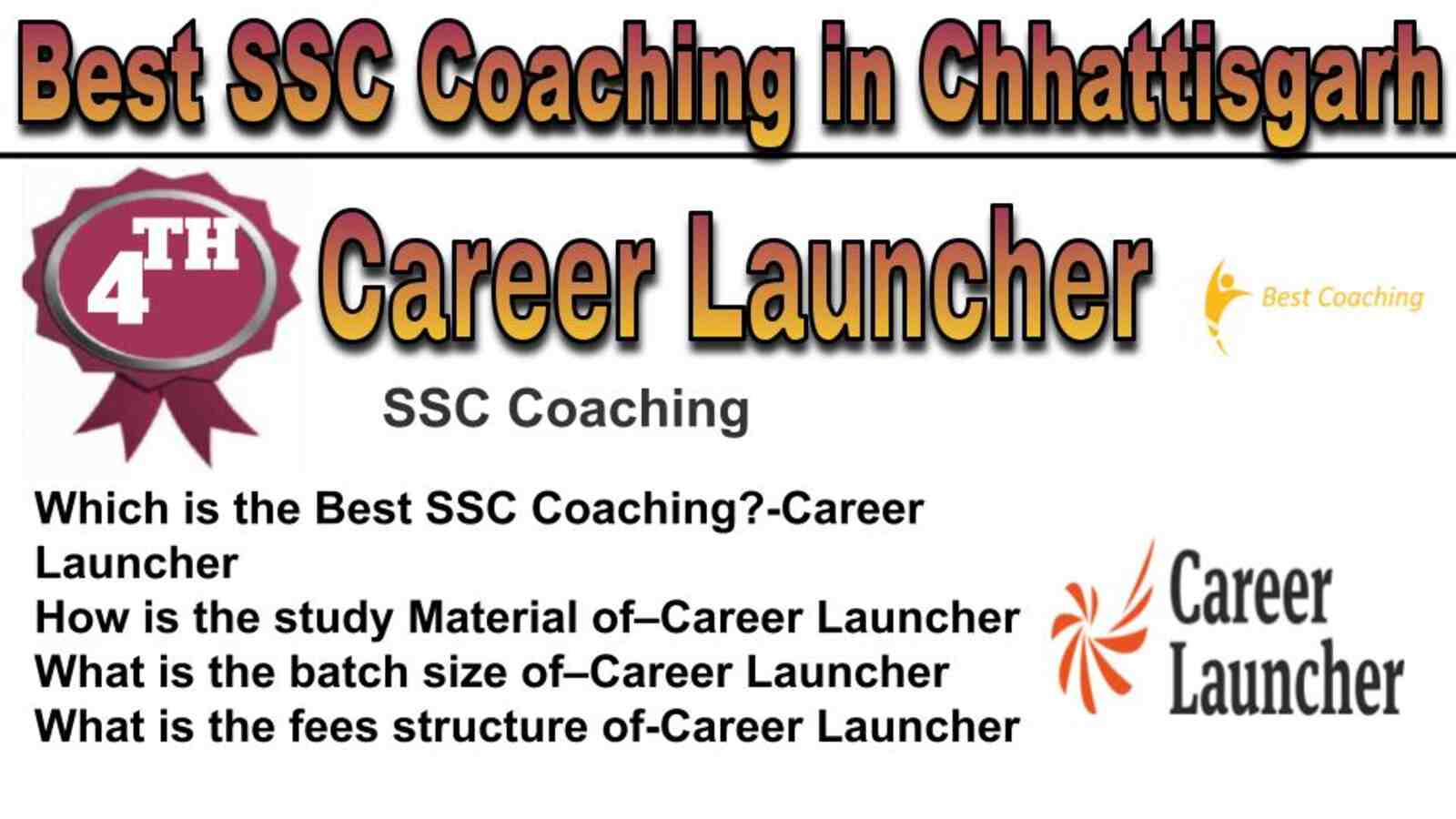 Rank 4 best SSC coaching in Chhattisgarh