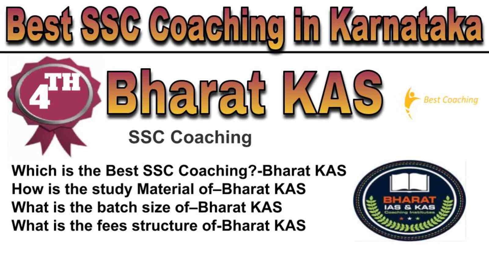 Rank 4 best SSC coaching in Karnataka