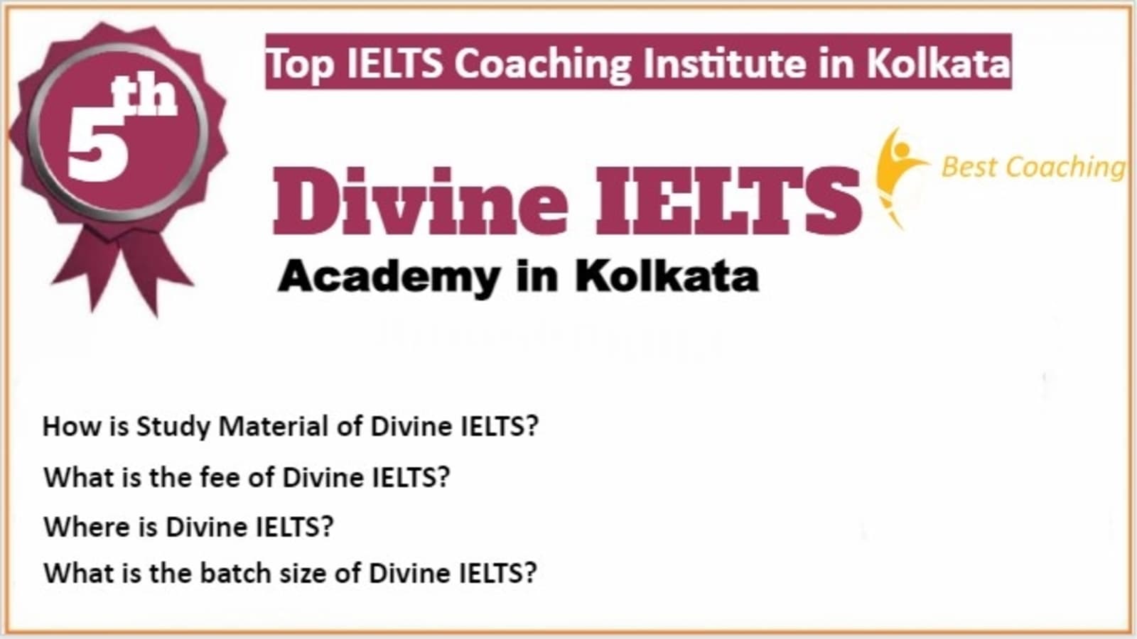 Rank 5 Best IELTS Coaching in Kolkata