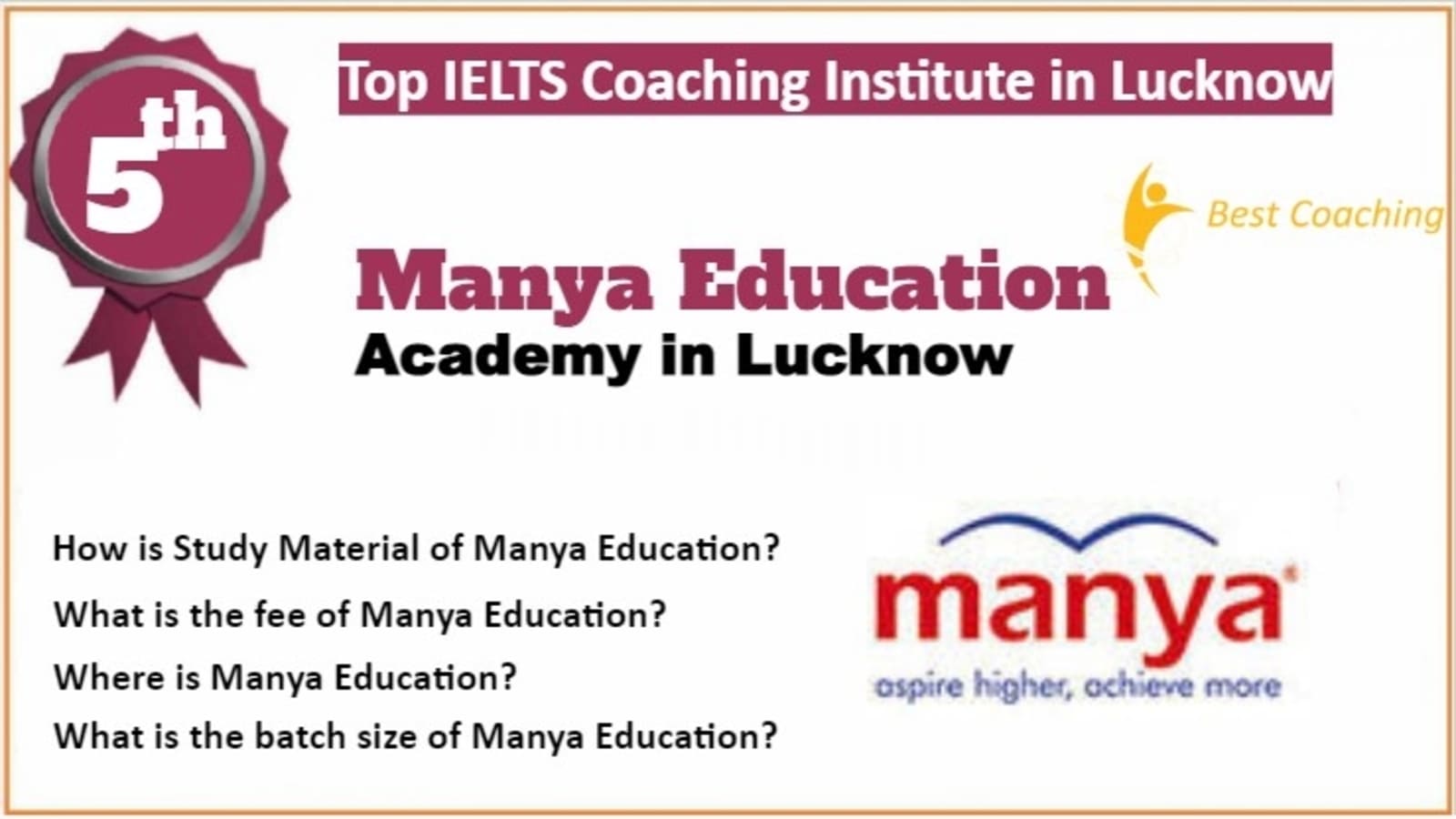 Rank 5 Best IELTS Coaching in Lucknow