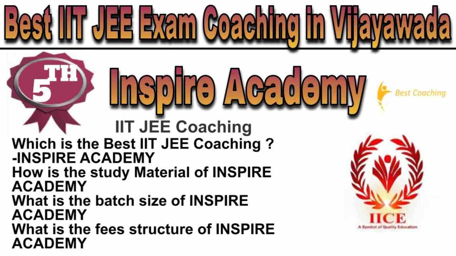 Rank 5 Best IIT JEE Coaching in Vijayawada