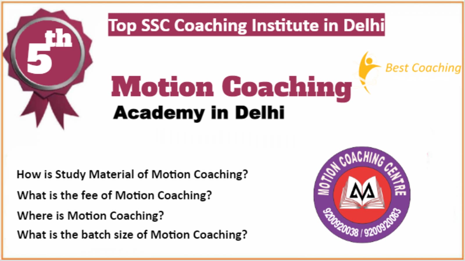 Rank 5 Best SSC Coaching In Delhi