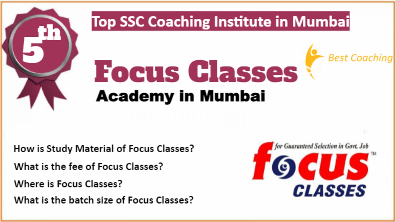 Rank 5 Best SSC Coaching in Mumbai
