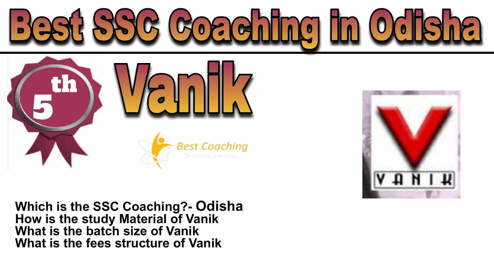 Rank 5 Best SSC Coaching in Odisha
