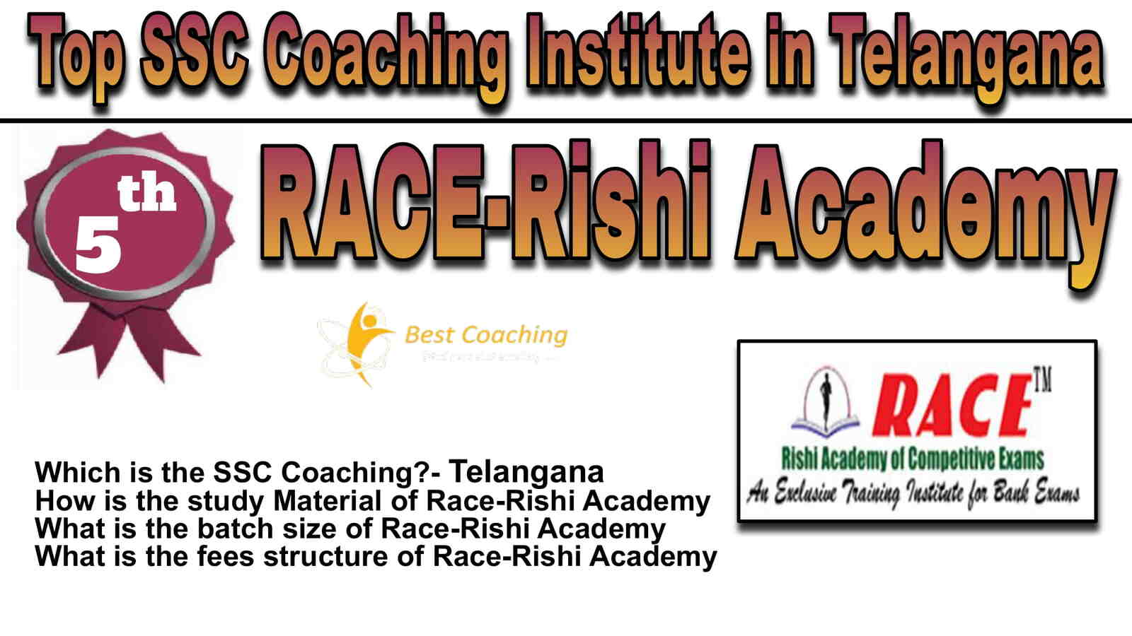 Rank 5 Best SSC Coaching in Telangana