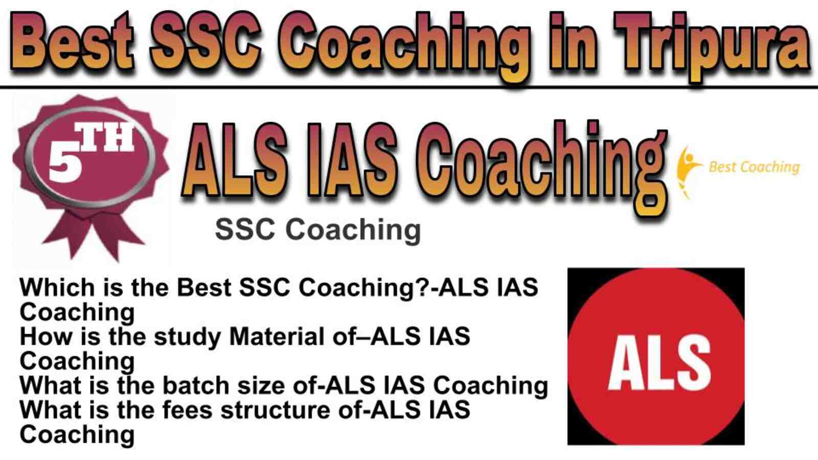 Rank 5 best SSC Coaching in Tripura