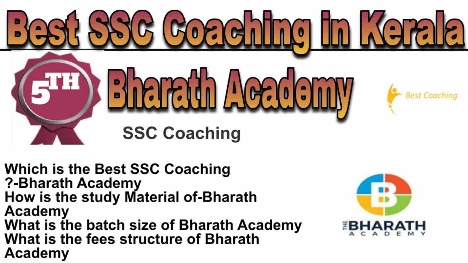 Rank 5 best SSC coaching in Kerala