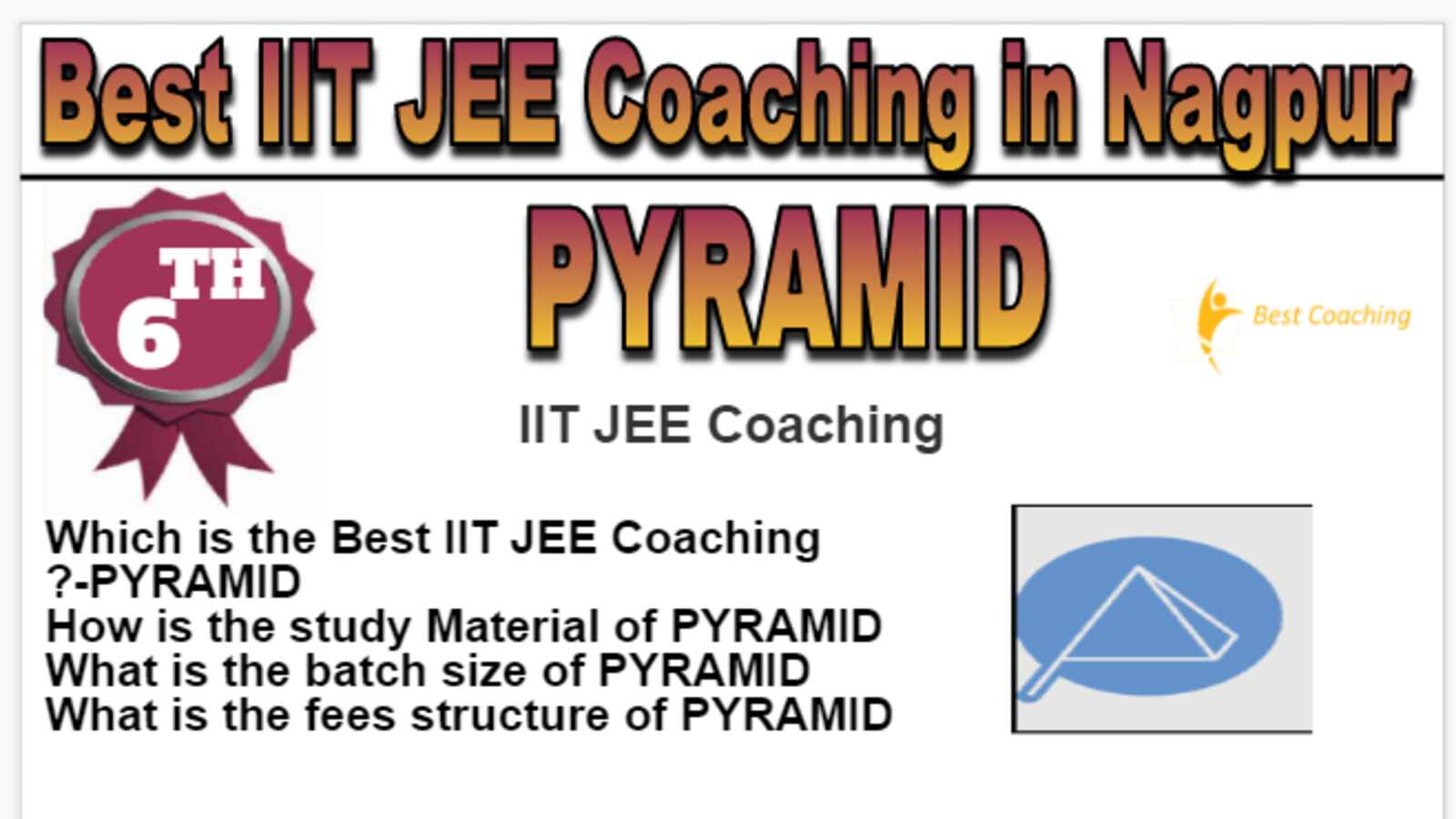 Rank 6 Best IIT JEE Coaching in Nagpur