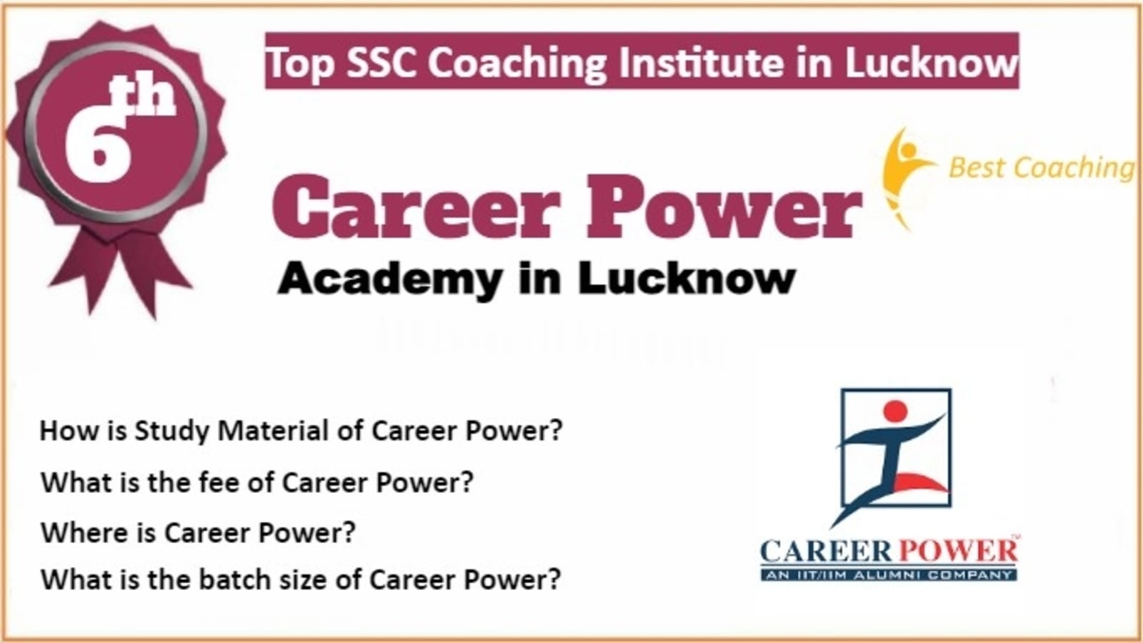 Rank 6 Best SSC Coaching in Lucknow