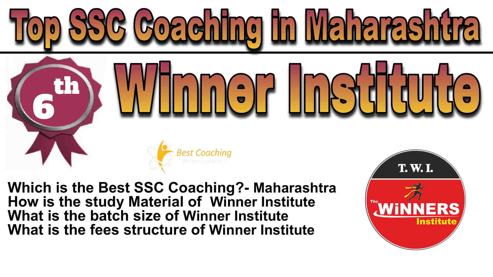 Rank 6 Best SSC Coaching in Maharashtra