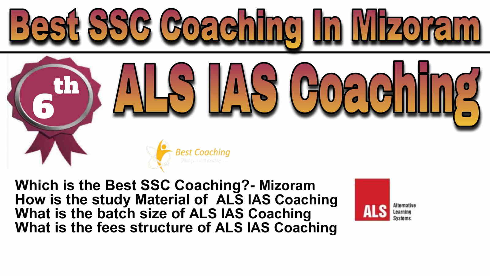 Rank 6 Best SSC Coaching in Mizoram