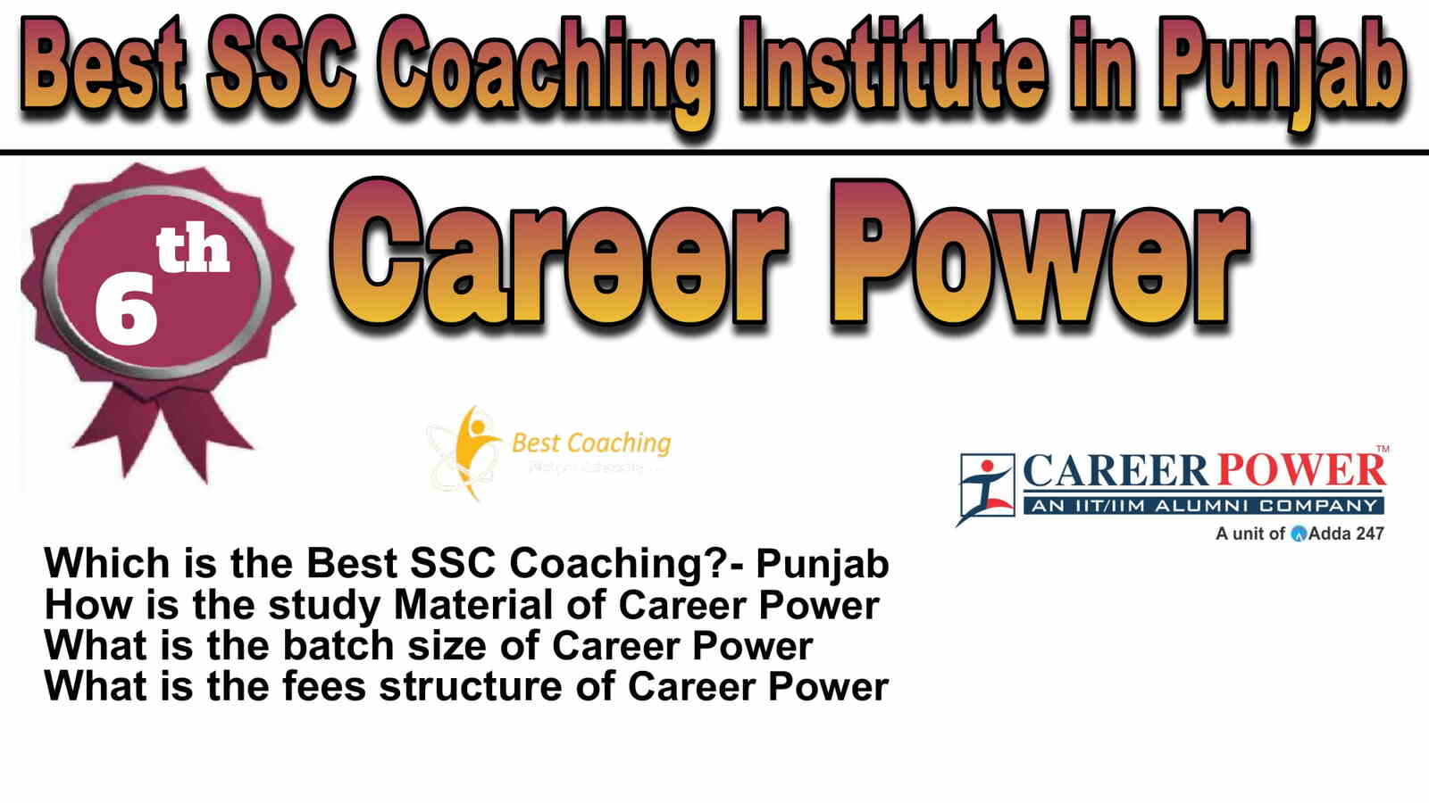 Rank 6 Best SSC Coaching in Punjab