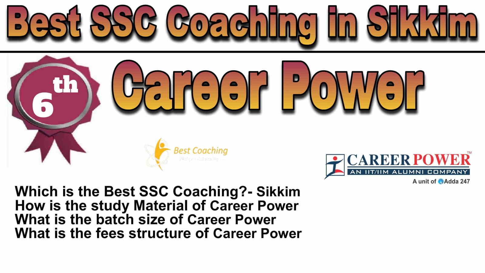 Rank 6 Best SSC Coaching in Sikkim