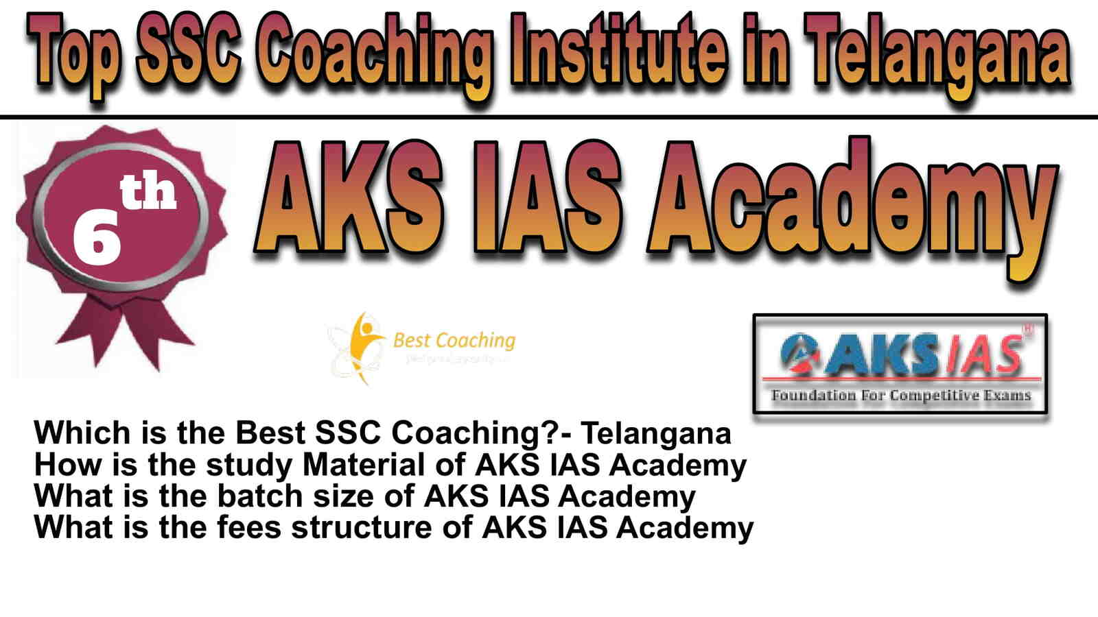 Rank 6 Best SSC Coaching in Telangana