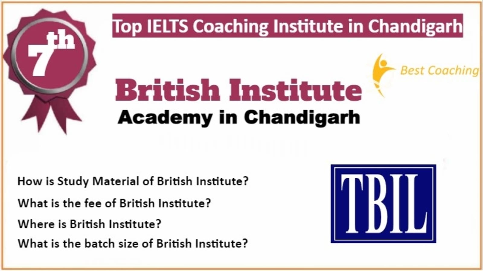 Rank 7 Best IELTS Coaching in Chandigarh