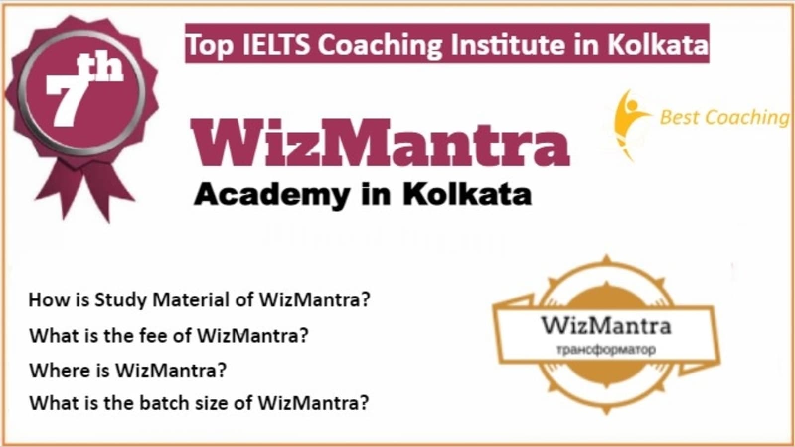 Rank 7 Best IELTS Coaching in Kolkata