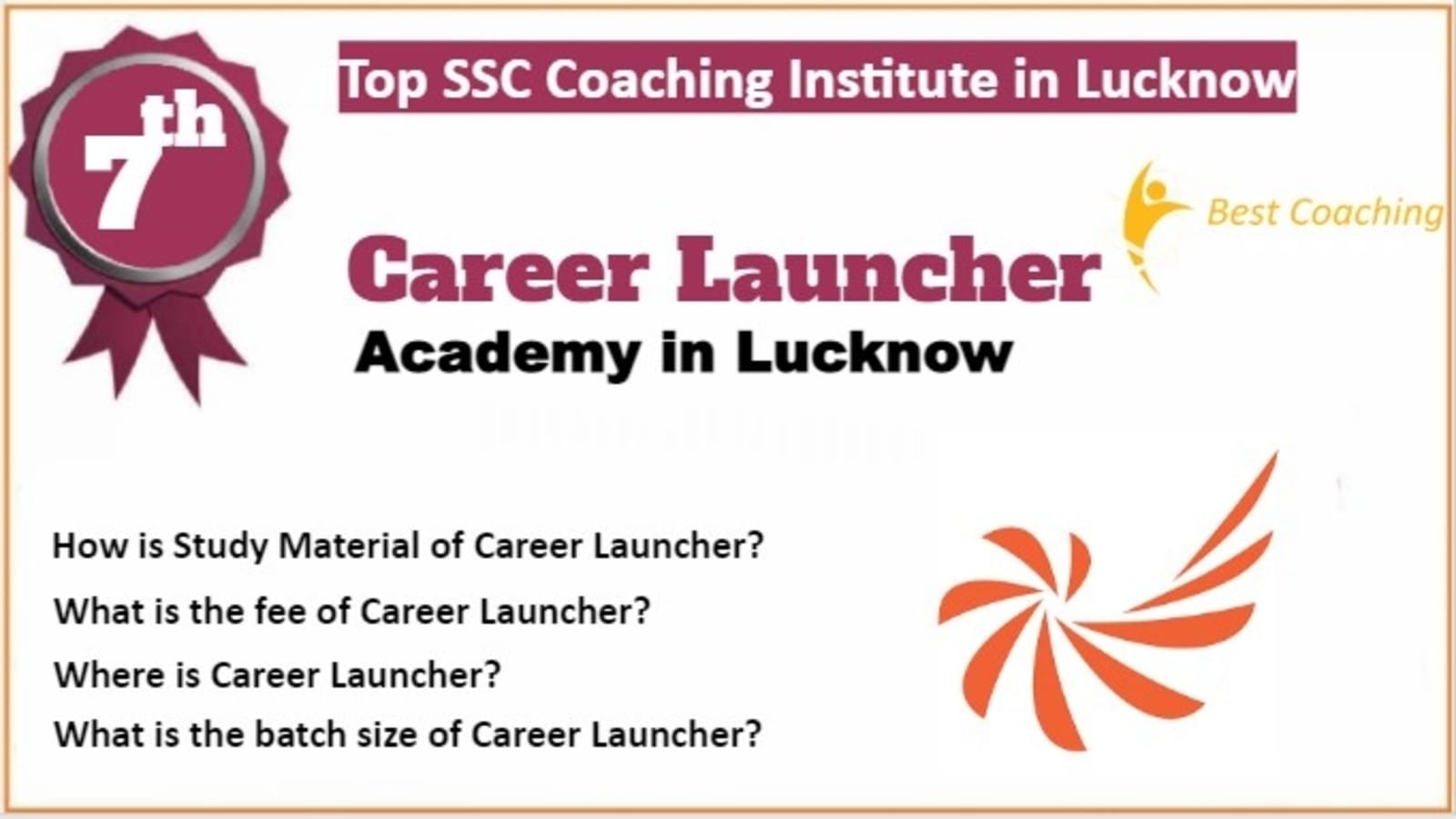 Rank 7 Best SSC Coaching in Lucknow