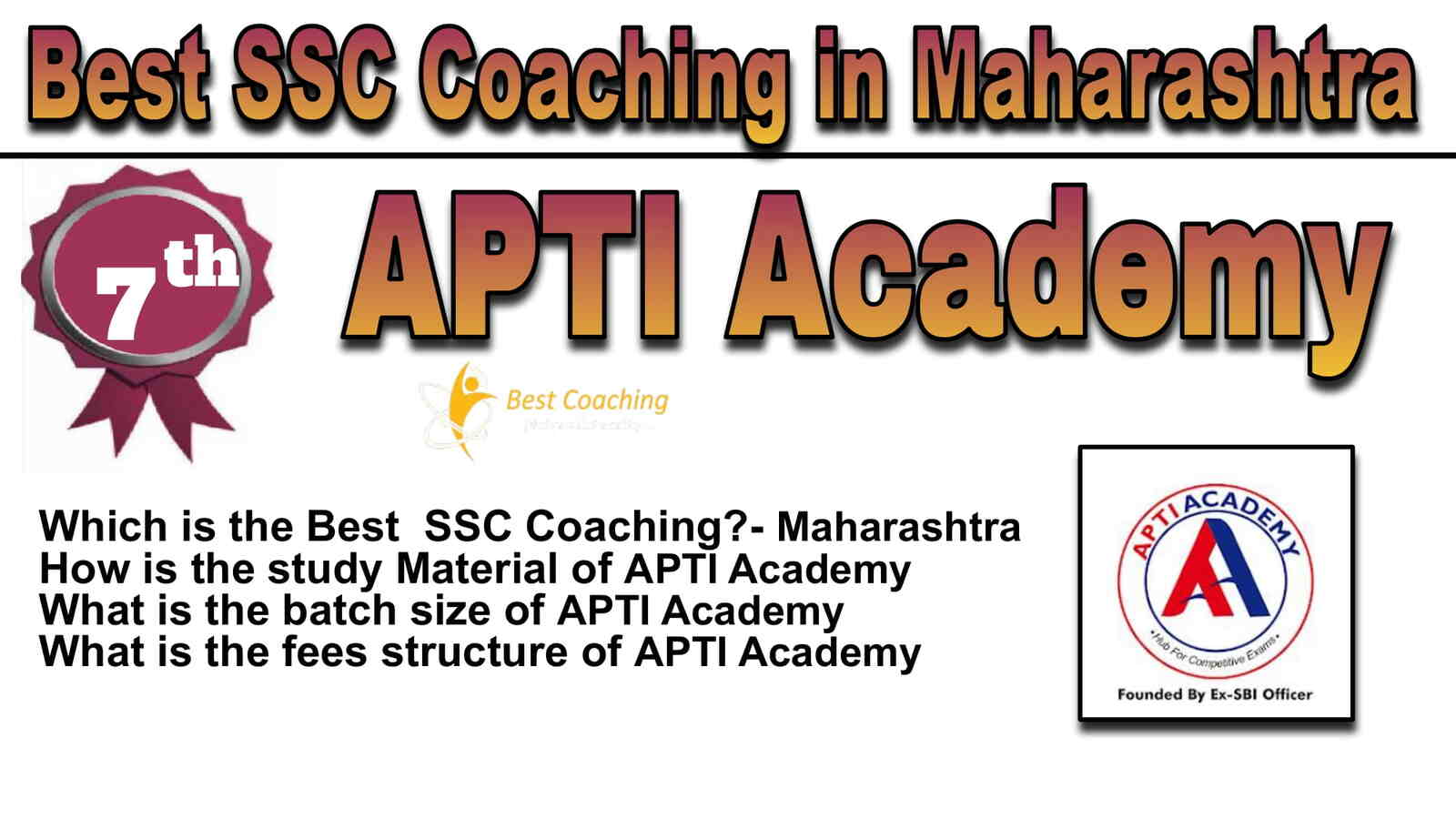 Rank 7 Best SSC Coaching in Maharashtra