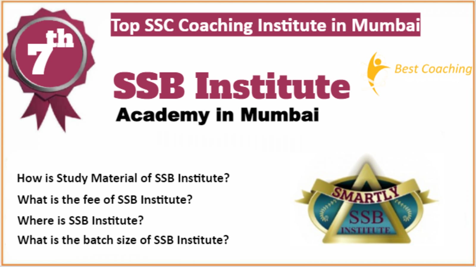 Rank 7 Best SSC Coaching in Mumbai