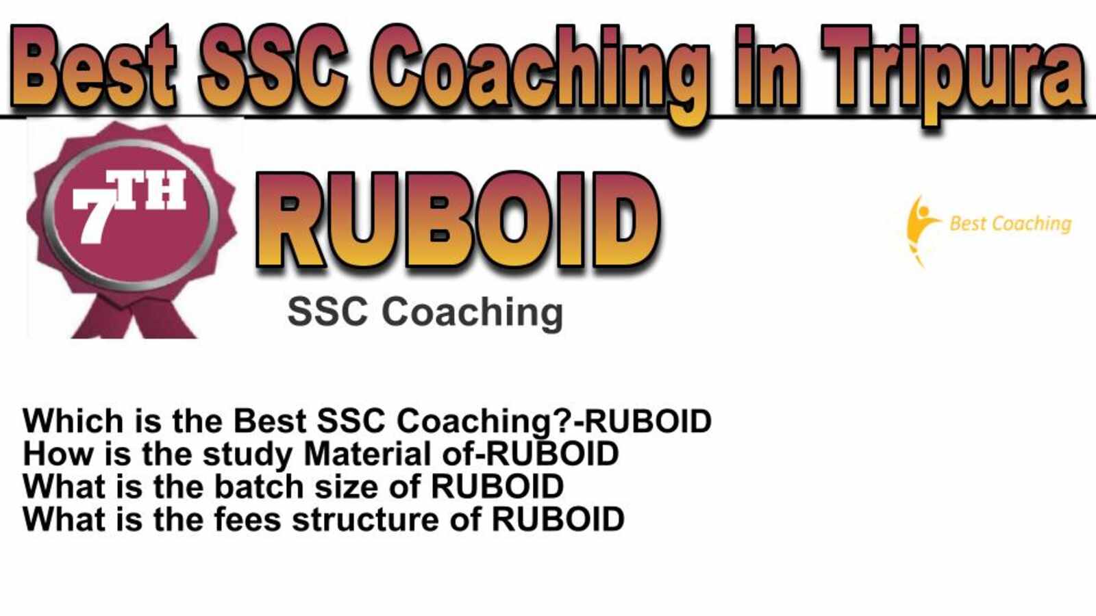 Rank 7 best SSC Coaching in Tripura