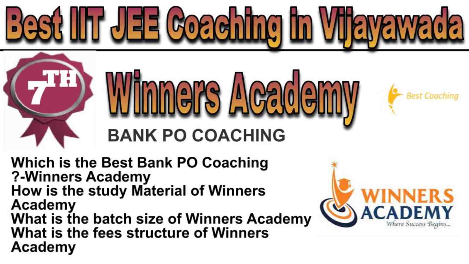 Rank 7 best bank po coaching in Vijayawada