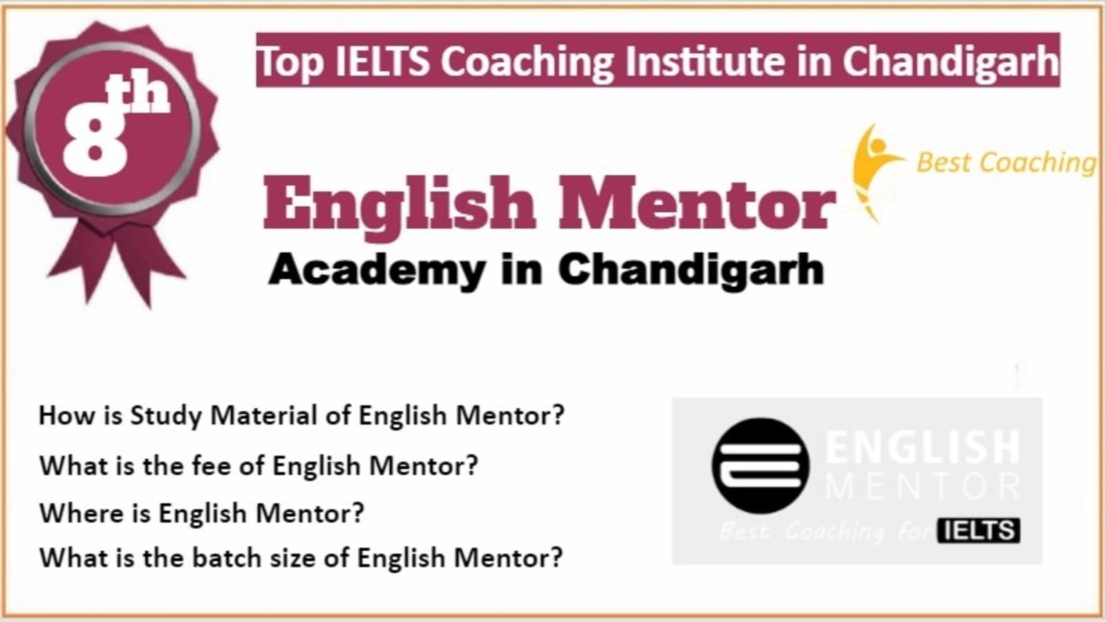 Rank 8 Best IELTS Coaching in Chandigarh