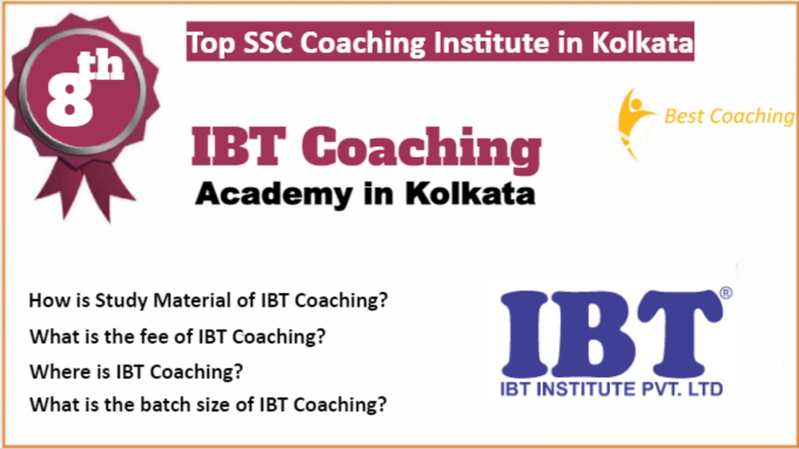 Rank 8 Best SSC Coaching in Kolkata