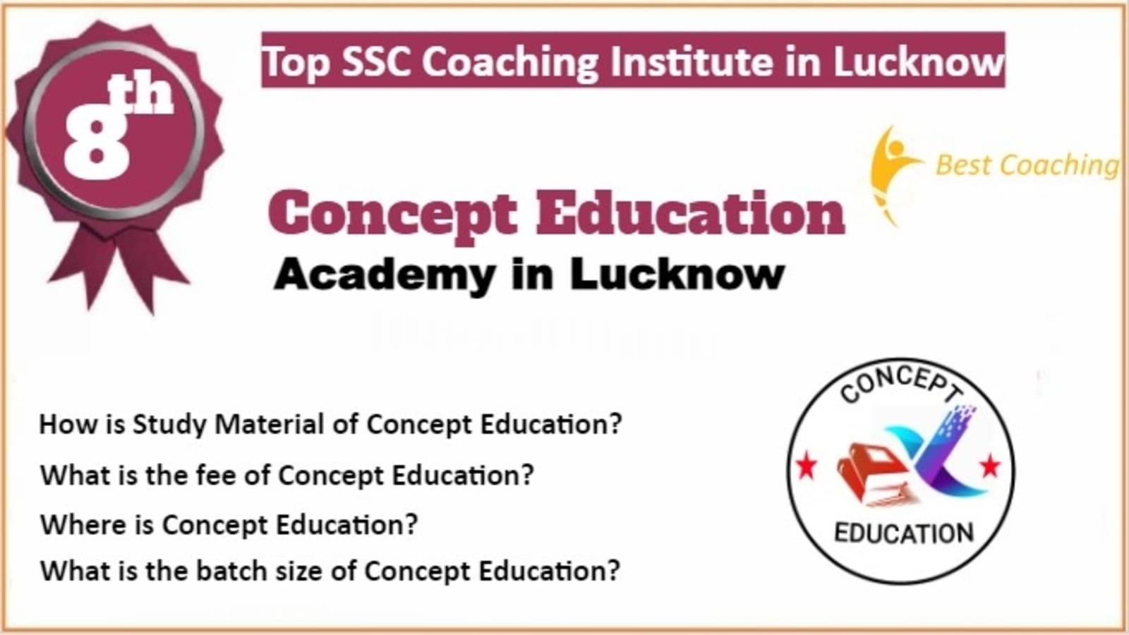 Rank 8 Best SSC Coaching in Lucknow