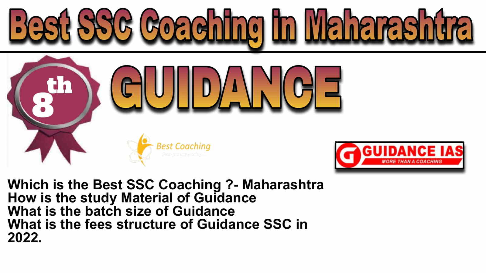 Rank 8 Best SSC Coaching in Maharashtra