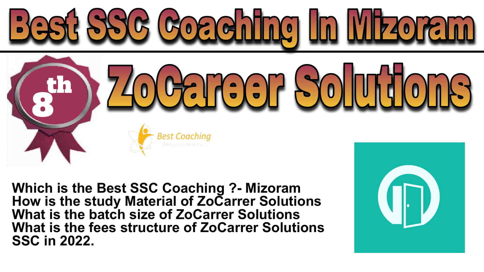 Rank 8 Best SSC Coaching in Mizoram