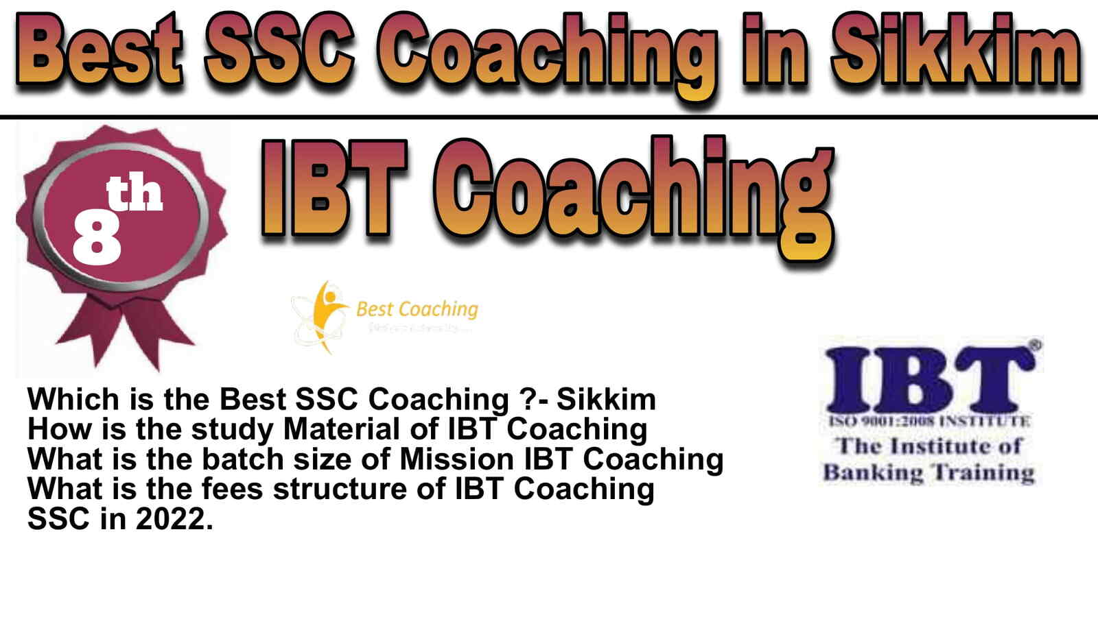 Rank 8 Best SSC Coaching in Sikkim