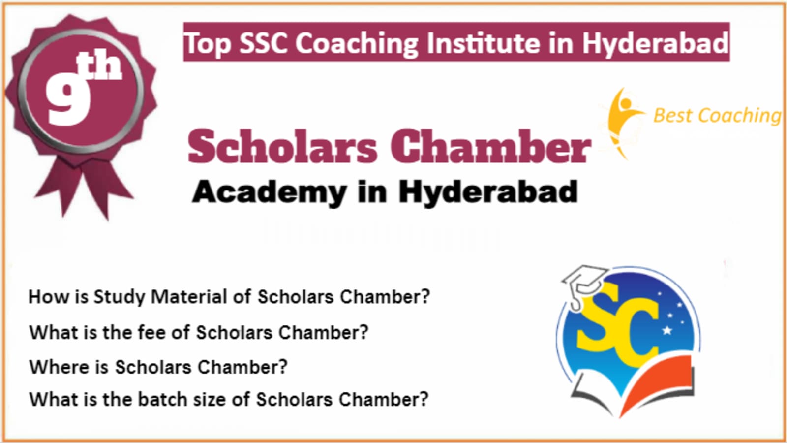 Rank 9 Best SSC Coaching In Hyderabad