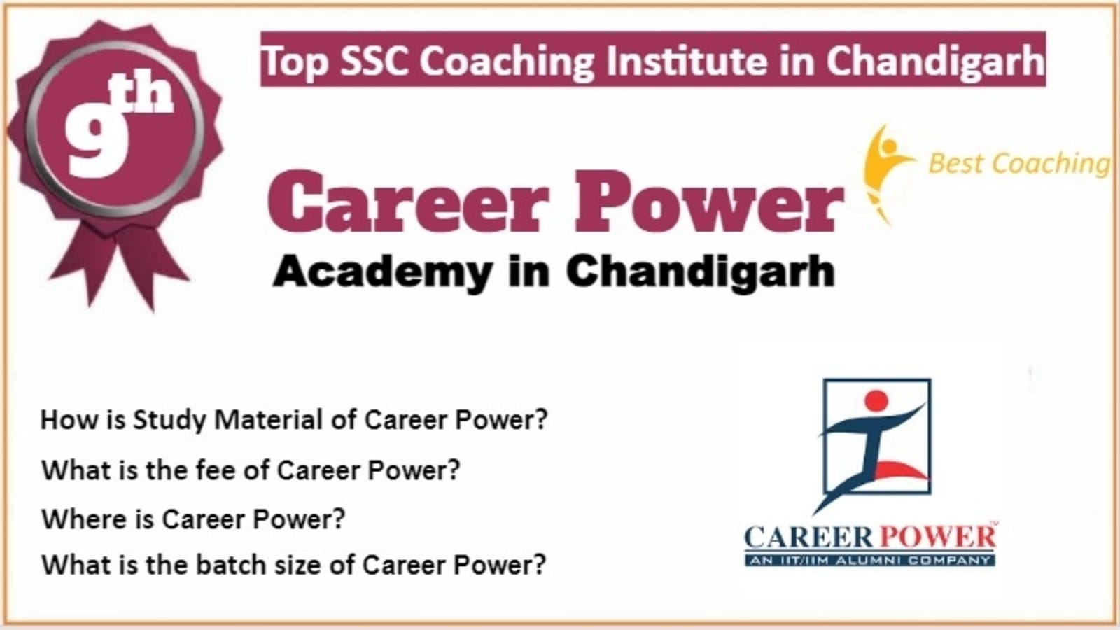 Rank 9 Best SSC Coaching in Chandigarh
