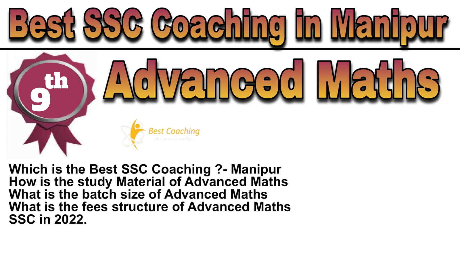 Rank 9 Best SSC Coaching in Manipur