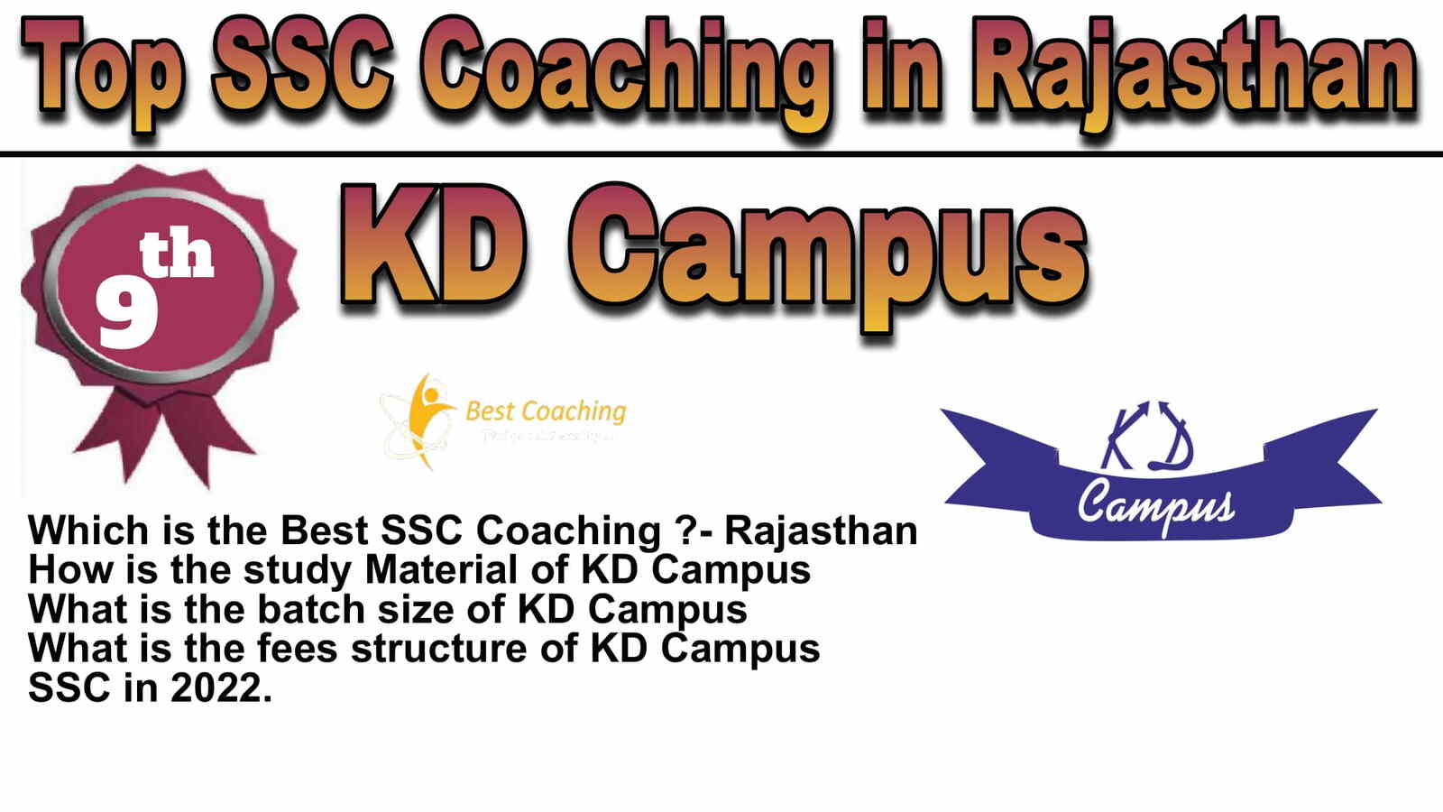 Rank 9 Best SSC Coaching in Rajasthan