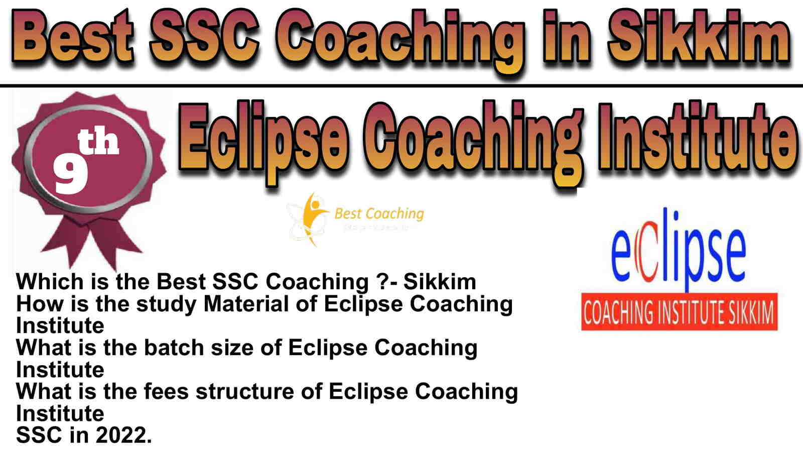 Rank 9 Best SSC Coaching in Sikkim