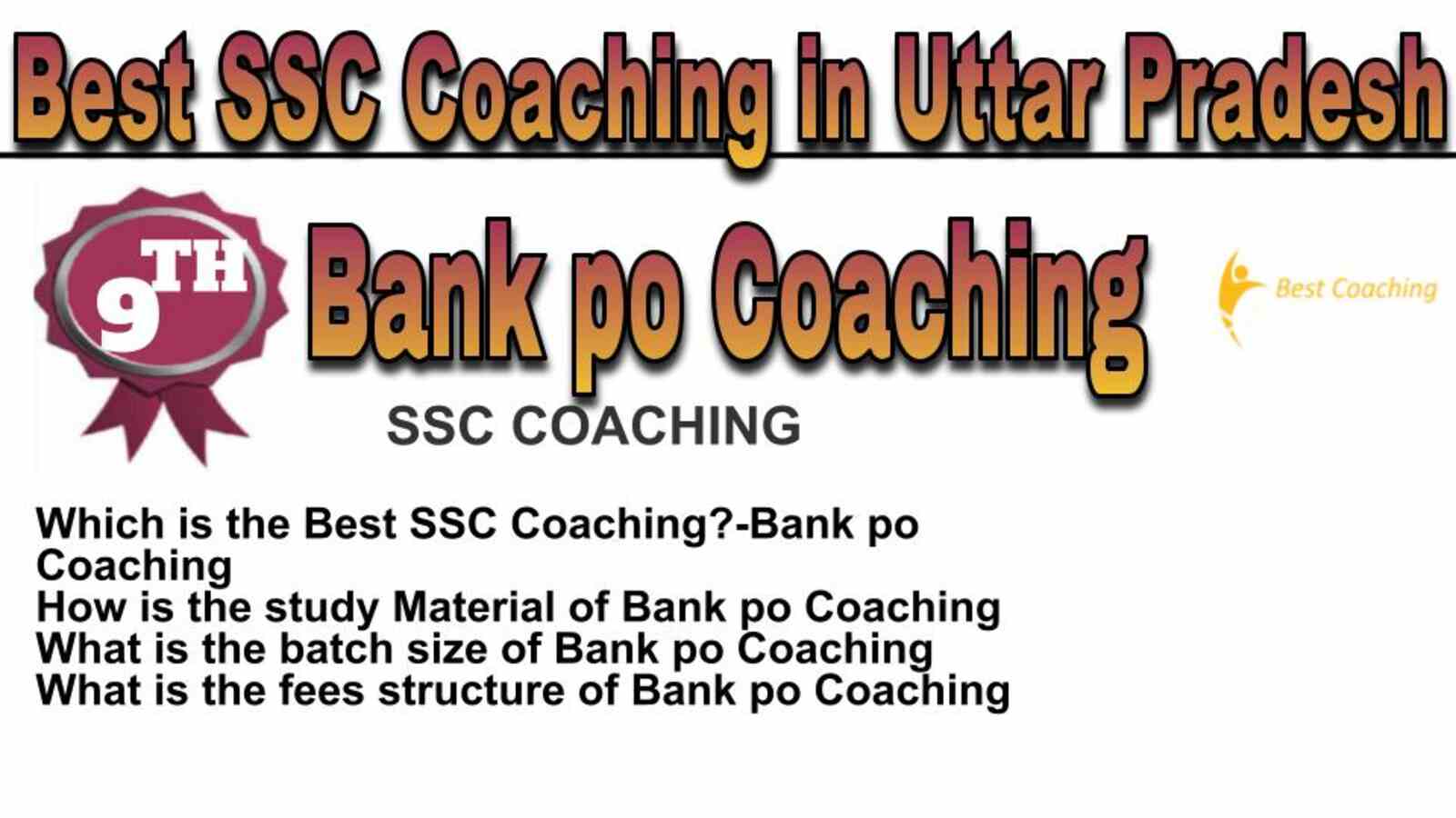Rank 9 Best SSC Coaching in Uttar Pradesh
