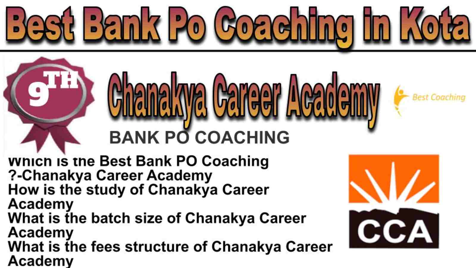 Rank 9 best bank po coaching in Kota