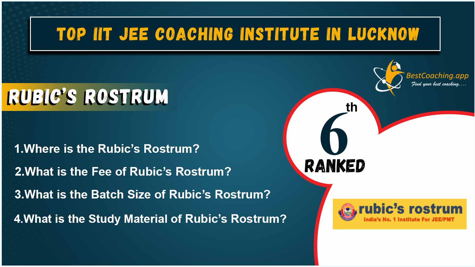 Top IIT JEE Coaching Institute in Lucknow