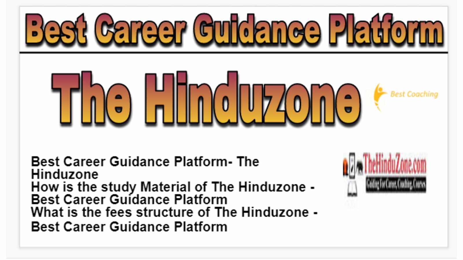 The Hinduzone Best Career Guidance Platfform