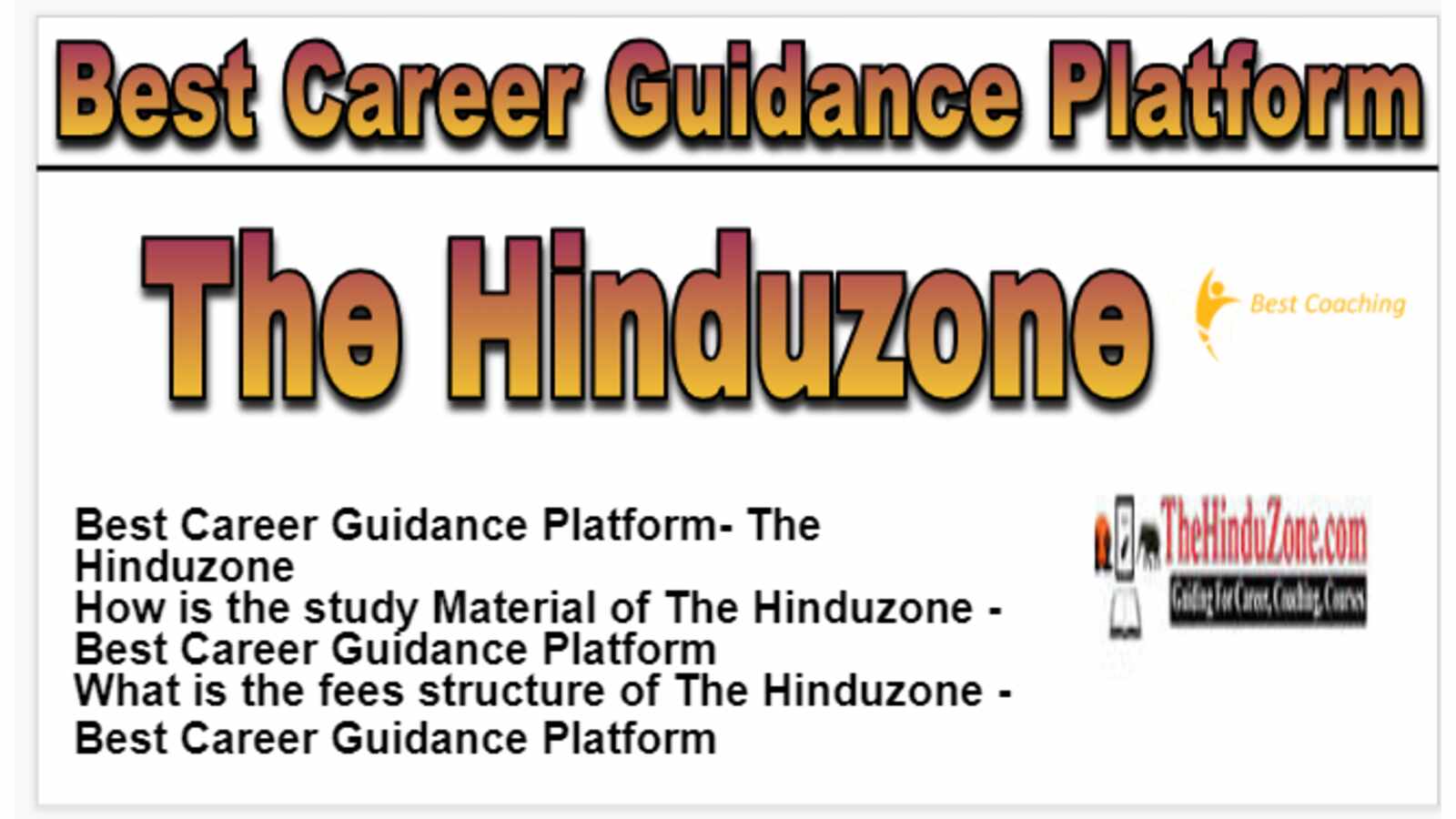 The Hinduzone Best Career Guidance Platform