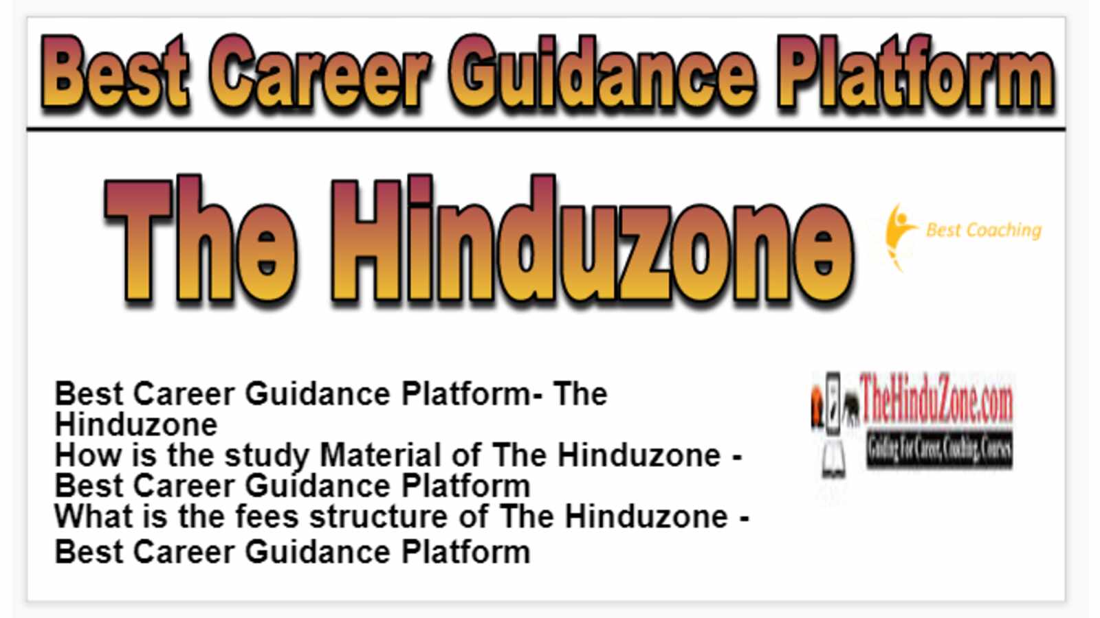 The Hinduzone Best Career Guidance Platform